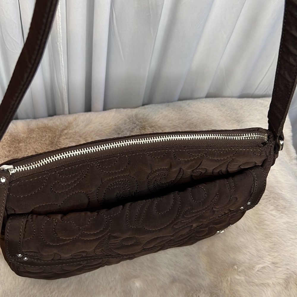 Vera Bradley Chocolate Brown Purse - Picture 7 of 11